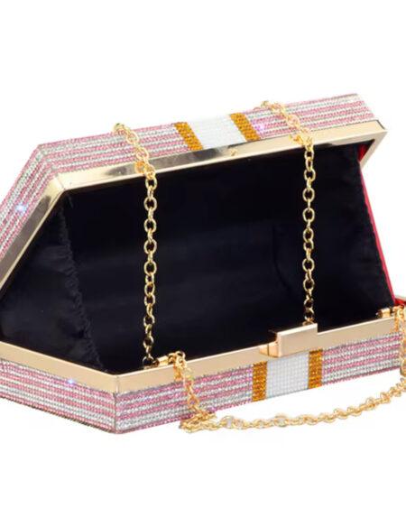 DOLLAR RHINESTONE CLUTCH