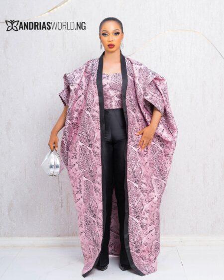 PINK AND BLACK 3-PIECE DAMASK SET