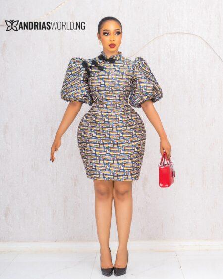 MULTICOLOR A-SHAPED DRESS