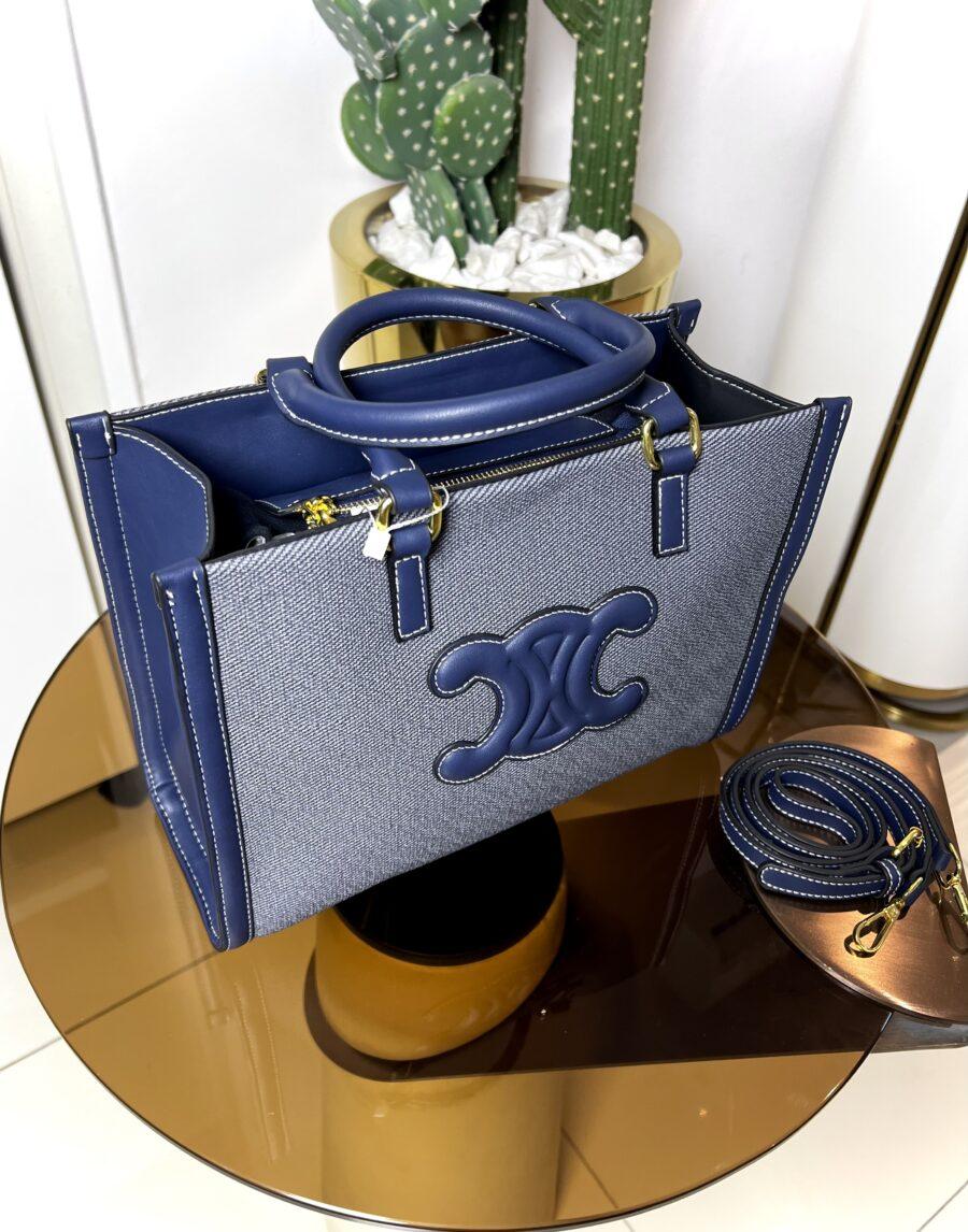 DENIM CANVA BUCKET BAG
