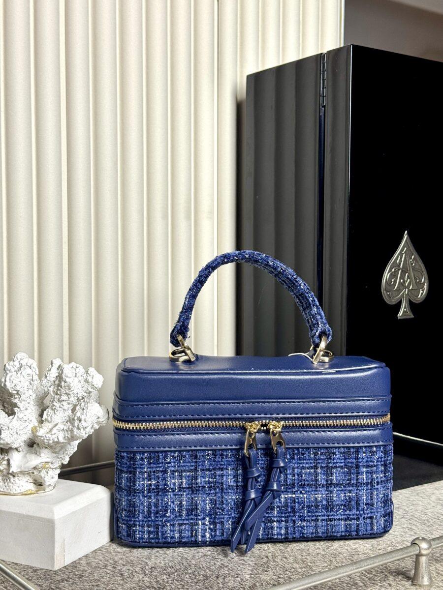 MINI TWEED PURSE WITH DETACHABLE STRAP