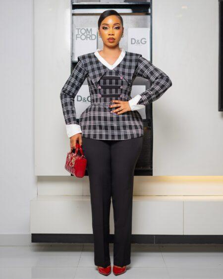 Black&White Print Trouser Set