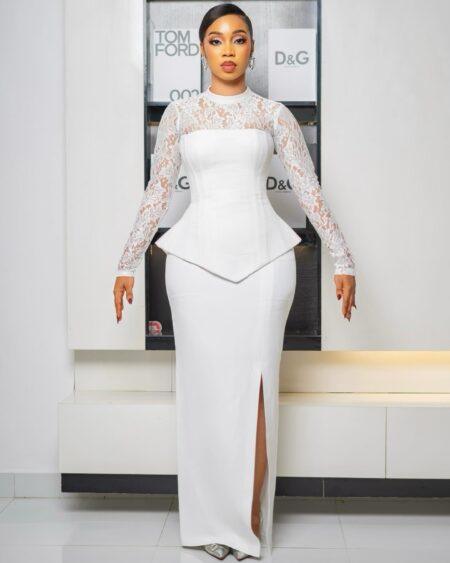 White Three Piece Corset Skirt set