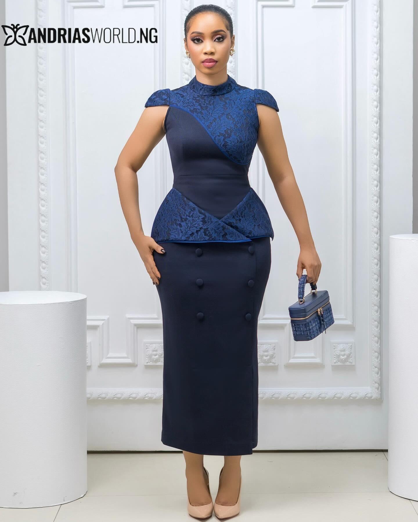 Navy Blue Sleeveless Midi Dress Navy Blue Sleeveless Midi Dress