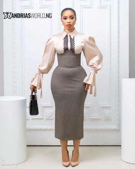 Dark Grey Two Piece Corset Skirt Set Dark Grey Two Piece Corset Skirt Set