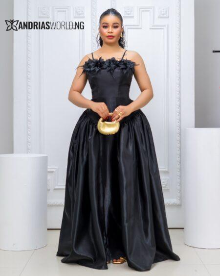 Black Liquid Mikado Sleeveless Dress