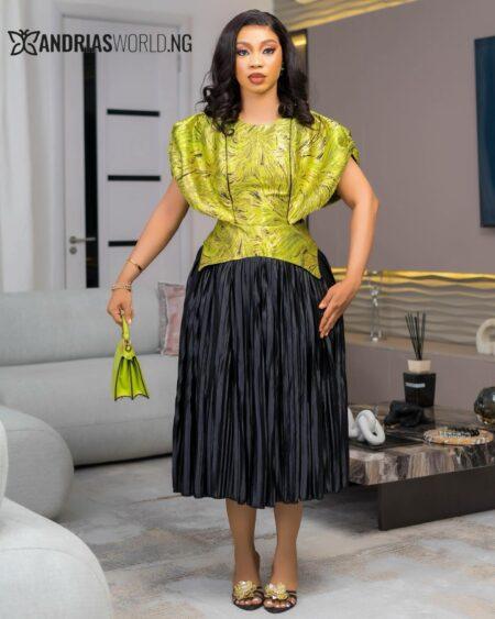 Olive Damask Skater Dress Olive Damask Skater Dress