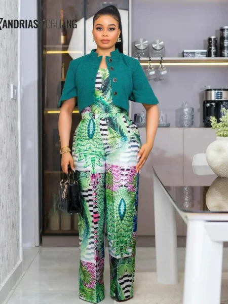 Three Pieces Trouser set with Tweed Jacket