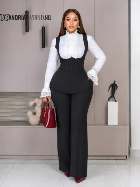 PRE-ORDER Three Piece Corset Jacket Trouser Set 