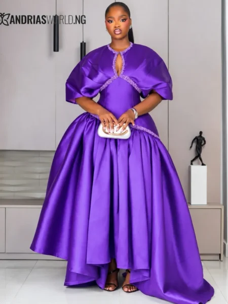 (PRE-ORD) Purple Beaded Dress